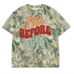 Custom Printed Camo Oversized Box S/S Tee 7.5 OZ Thumbnail