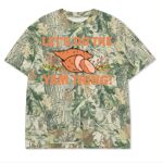 Custom Printed Camo Oversized Box S/S Tee 7.5 OZ Thumbnail