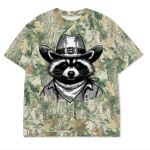 Custom Printed Camo Oversized Box S/S Tee 7.5 OZ Thumbnail
