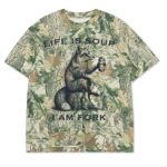 Custom Printed Camo Oversized Box S/S Tee 7.5 OZ Thumbnail