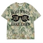 Custom Printed Camo Oversized Box S/S Tee 7.5 OZ Thumbnail