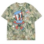 Custom Printed Camo Oversized Box S/S Tee 7.5 OZ Thumbnail