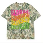 Custom Printed Camo Oversized Box S/S Tee 7.5 OZ Thumbnail