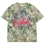 Custom Printed Camo Oversized Box S/S Tee 7.5 OZ Thumbnail