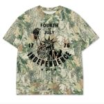 Custom Printed Camo Oversized Box S/S Tee 7.5 OZ Thumbnail