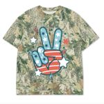 Custom Printed Camo Oversized Box S/S Tee 7.5 OZ Thumbnail