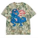 Custom Printed Camo Oversized Box S/S Tee 7.5 OZ Thumbnail