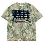 Custom Printed Camo Oversized Box S/S Tee 7.5 OZ Thumbnail