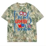 Custom Printed Camo Oversized Box S/S Tee 7.5 OZ Thumbnail
