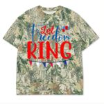 Custom Printed Camo Oversized Box S/S Tee 7.5 OZ Thumbnail