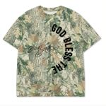 Custom Printed Camo Oversized Box S/S Tee 7.5 OZ Thumbnail