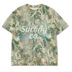 Custom Printed Camo Oversized Box S/S Tee 7.5 OZ Thumbnail