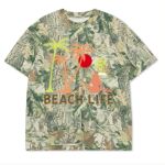 Custom Printed Camo Oversized Box S/S Tee 7.5 OZ Thumbnail