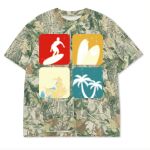 Custom Printed Camo Oversized Box S/S Tee 7.5 OZ Thumbnail