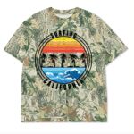 Custom Printed Camo Oversized Box S/S Tee 7.5 OZ Thumbnail