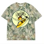 Custom Printed Camo Oversized Box S/S Tee 7.5 OZ Thumbnail