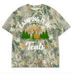 Custom Printed Camo Oversized Box S/S Tee 7.5 OZ Thumbnail