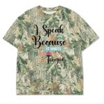 Custom Printed Camo Oversized Box S/S Tee 7.5 OZ Thumbnail