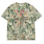 Custom Printed Camo Oversized Box S/S Tee 7.5 OZ Thumbnail