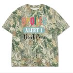 Custom Printed Camo Oversized Box S/S Tee 7.5 OZ Thumbnail