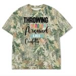 Custom Printed Camo Oversized Box S/S Tee 7.5 OZ Thumbnail