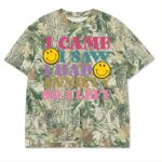 Custom Printed Camo Oversized Box S/S Tee 7.5 OZ Thumbnail