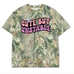 Custom Printed Camo Oversized Box S/S Tee 7.5 OZ Thumbnail
