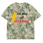 Custom Printed Camo Oversized Box S/S Tee 7.5 OZ Thumbnail