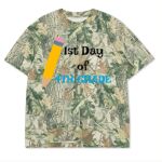 Custom Printed Camo Oversized Box S/S Tee 7.5 OZ Thumbnail