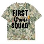 Custom Printed Camo Oversized Box S/S Tee 7.5 OZ Thumbnail