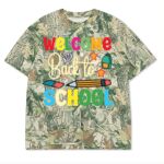 Custom Printed Camo Oversized Box S/S Tee 7.5 OZ Thumbnail