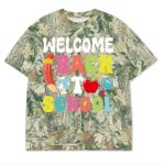 Custom Printed Camo Oversized Box S/S Tee 7.5 OZ Thumbnail