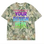 Custom Printed Camo Oversized Box S/S Tee 7.5 OZ Thumbnail