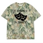 Custom Printed Camo Oversized Box S/S Tee 7.5 OZ Thumbnail
