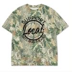 Custom Printed Camo Oversized Box S/S Tee 7.5 OZ Thumbnail