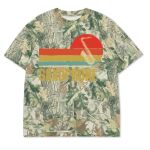 Custom Printed Camo Oversized Box S/S Tee 7.5 OZ Thumbnail