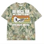 Custom Printed Camo Oversized Box S/S Tee 7.5 OZ Thumbnail