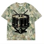Custom Printed Camo Oversized Box S/S Tee 7.5 OZ Thumbnail