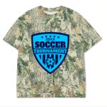 Custom Printed Camo Oversized Box S/S Tee 7.5 OZ Thumbnail