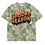 Custom Printed Camo Oversized Box S/S Tee 7.5 OZ Thumbnail