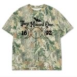 Custom Printed Camo Oversized Box S/S Tee 7.5 OZ Thumbnail
