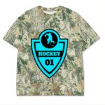 Custom Printed Camo Oversized Box S/S Tee 7.5 OZ Thumbnail