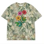Custom Printed Camo Oversized Box S/S Tee 7.5 OZ Thumbnail