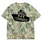 Custom Printed Camo Oversized Box S/S Tee 7.5 OZ Thumbnail
