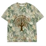 Custom Printed Camo Oversized Box S/S Tee 7.5 OZ Thumbnail