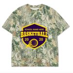 Custom Printed Camo Oversized Box S/S Tee 7.5 OZ Thumbnail