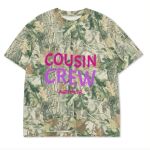 Custom Printed Camo Oversized Box S/S Tee 7.5 OZ Thumbnail