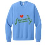 Unisex Sponge Fleece Raglan Sweatshirt Thumbnail