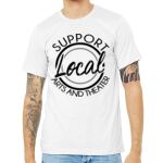 Unisex Heather CVC Short Sleeve Bella+Canvas Tee 3001CVC Thumbnail