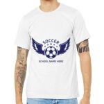 Unisex Heather CVC Short Sleeve Bella+Canvas Tee 3001CVC Thumbnail